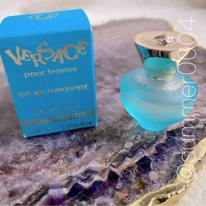 New in Box Versace Dylan Turquoise Miniature